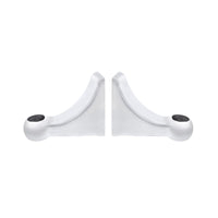Polished L-Shape Headlight Brackets
