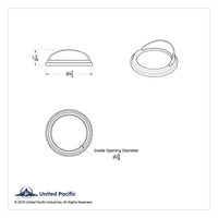 Pyrometer Gauge Cover w/ Visor For Freightliner