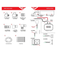 Right Weigh 2" Dash Gauge Installation Kit