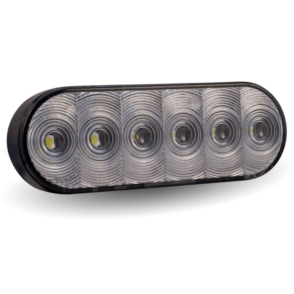 6" Oval Grommet Mount LED Flood Work Lamp