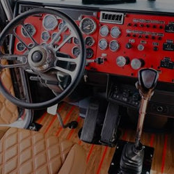 Peterbilt 359 Side Heater Control Trim