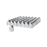1-1/2" X 2-1/4" Chrome Plastic Standard Nut Covers - Push-On (Individual, 20 Pack or 60 Pack)