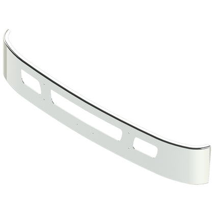 International 7000 Series 2006-Newer 14" Factory Style 10Ga Steel Chrome Set Back Bumper