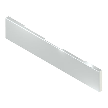 Valley Chrome - 18" Box End Universal Mount 7GA Steel Chrome Bumper (No Holes)