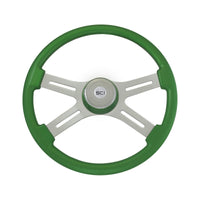 Steering Creations Classic Green Steering Wheel w/ Matching Bezel