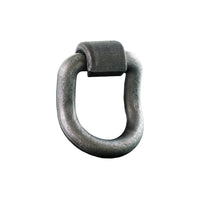 1" Forged 55 Degree Angled D-Ring With Weld-On Mounting Bracket