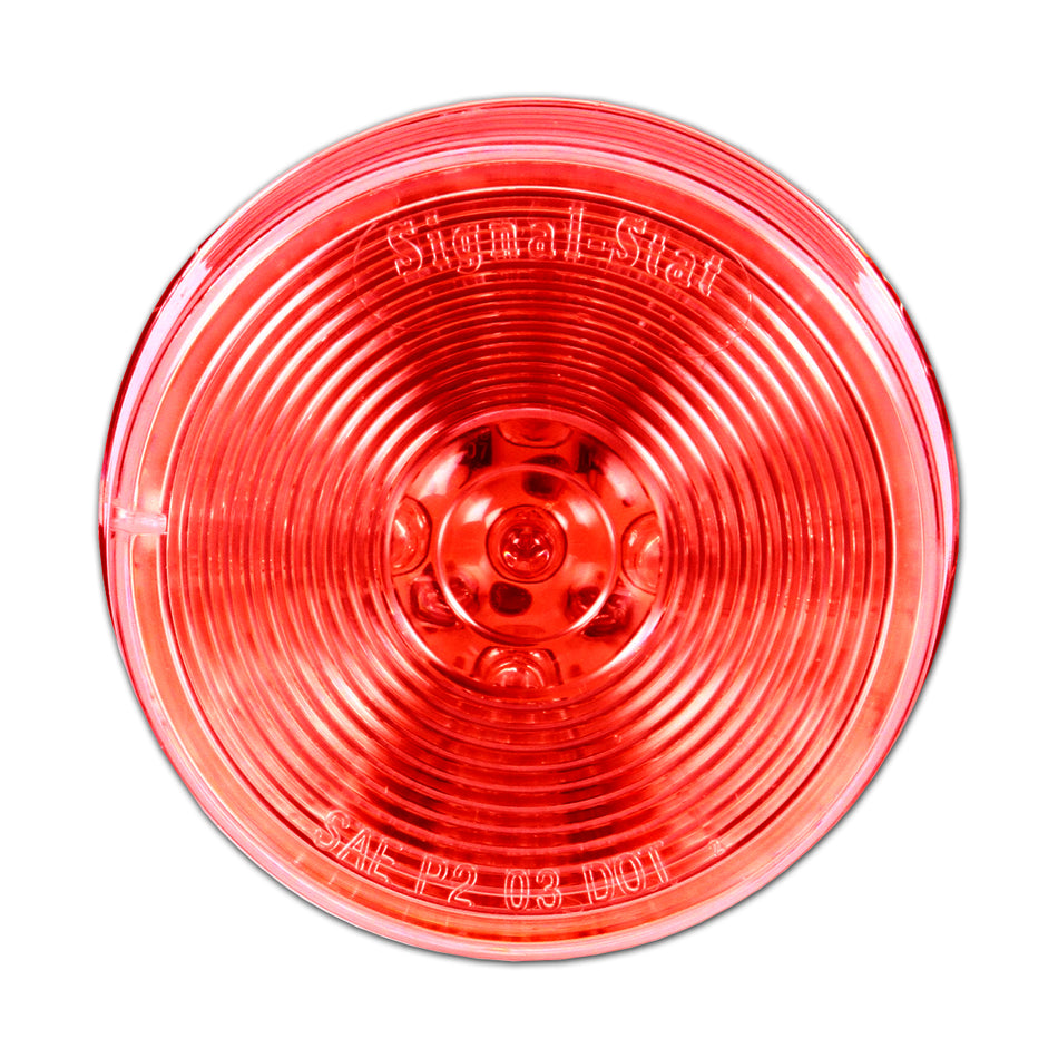 Truck-Lite - 2.5" Red LED w Clear Lens Marker Clearance Light