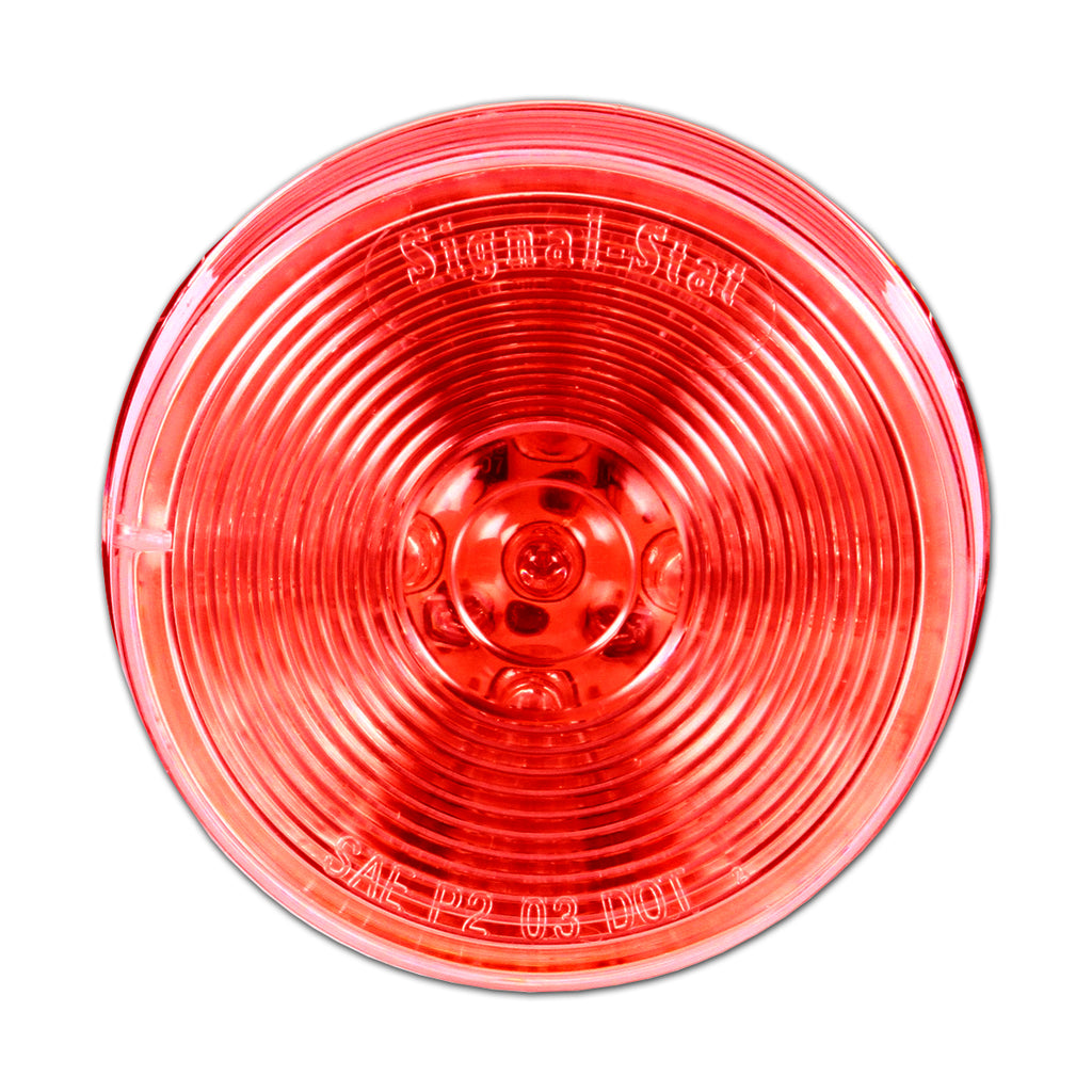 Truck-Lite - 2.5" Red LED w Clear Lens Marker Clearance Light