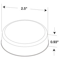 Truck-Lite - 2.5" Red LED w Clear Lens Marker Clearance Light