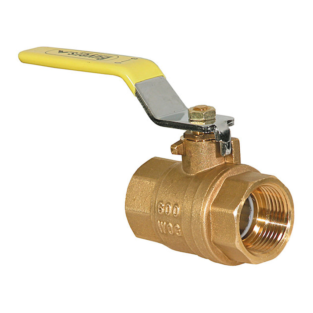 Buyers - 1/4" Brass Body Ball Valve