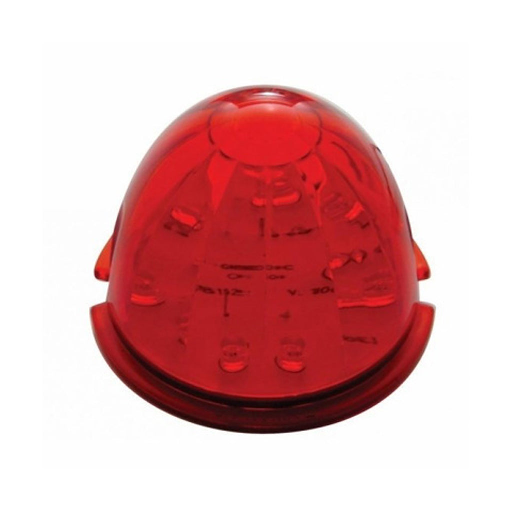 United Pacific 17 LED Dual Function Watermelon Cab Light (Red LED/Red Lens)