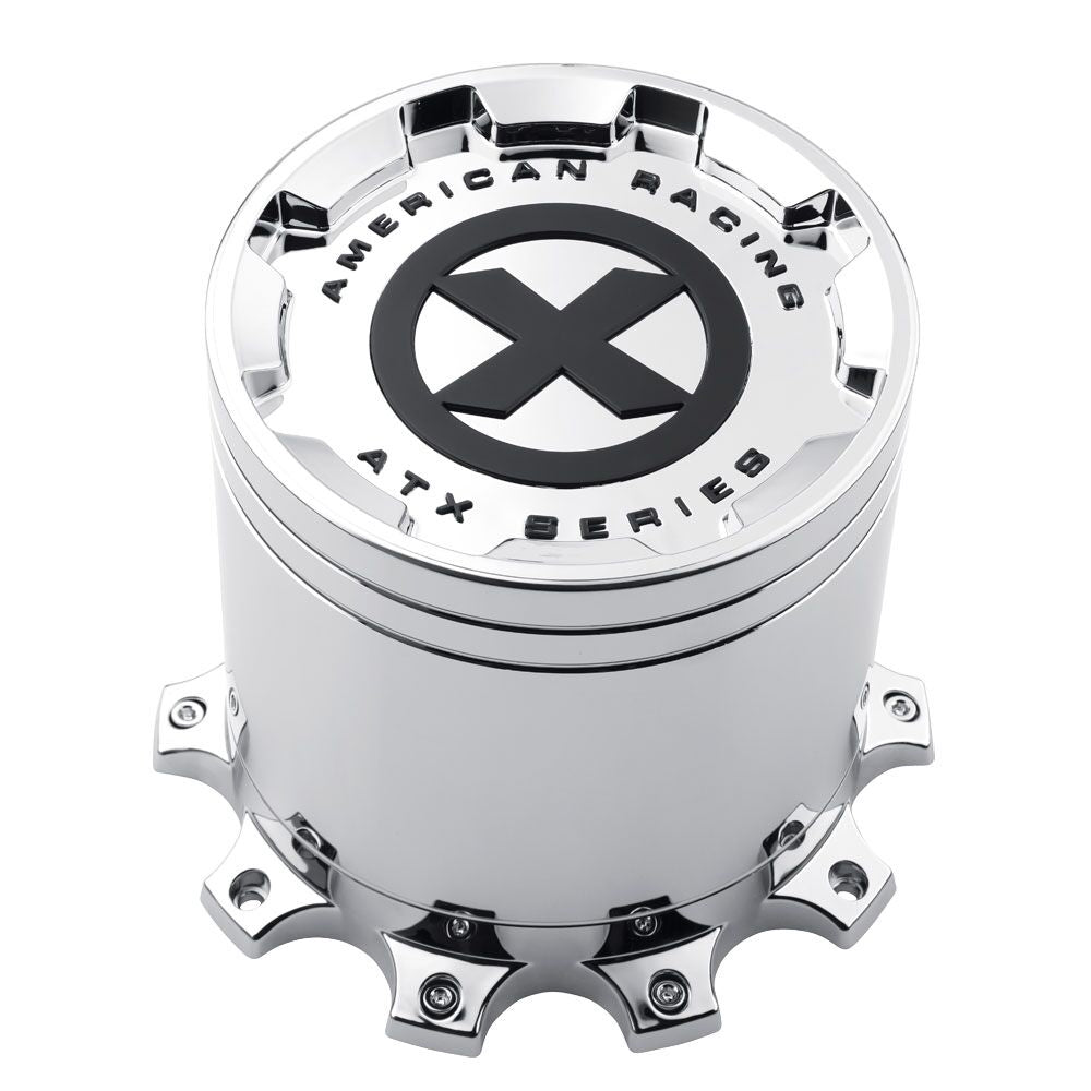 ATX Full Front Snap on Cap Cover Spike Chrome