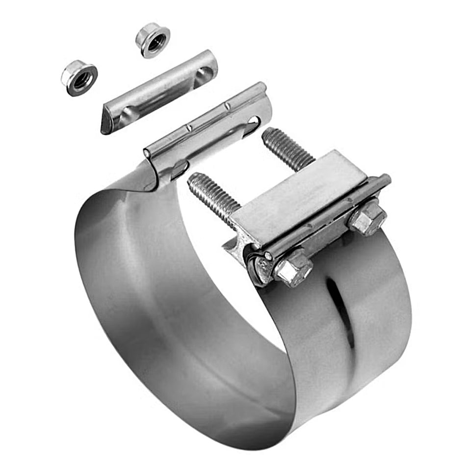 Dynaflex - 5" Preformed Stainless Steel Band Clamp - Berube's Truck Accessories