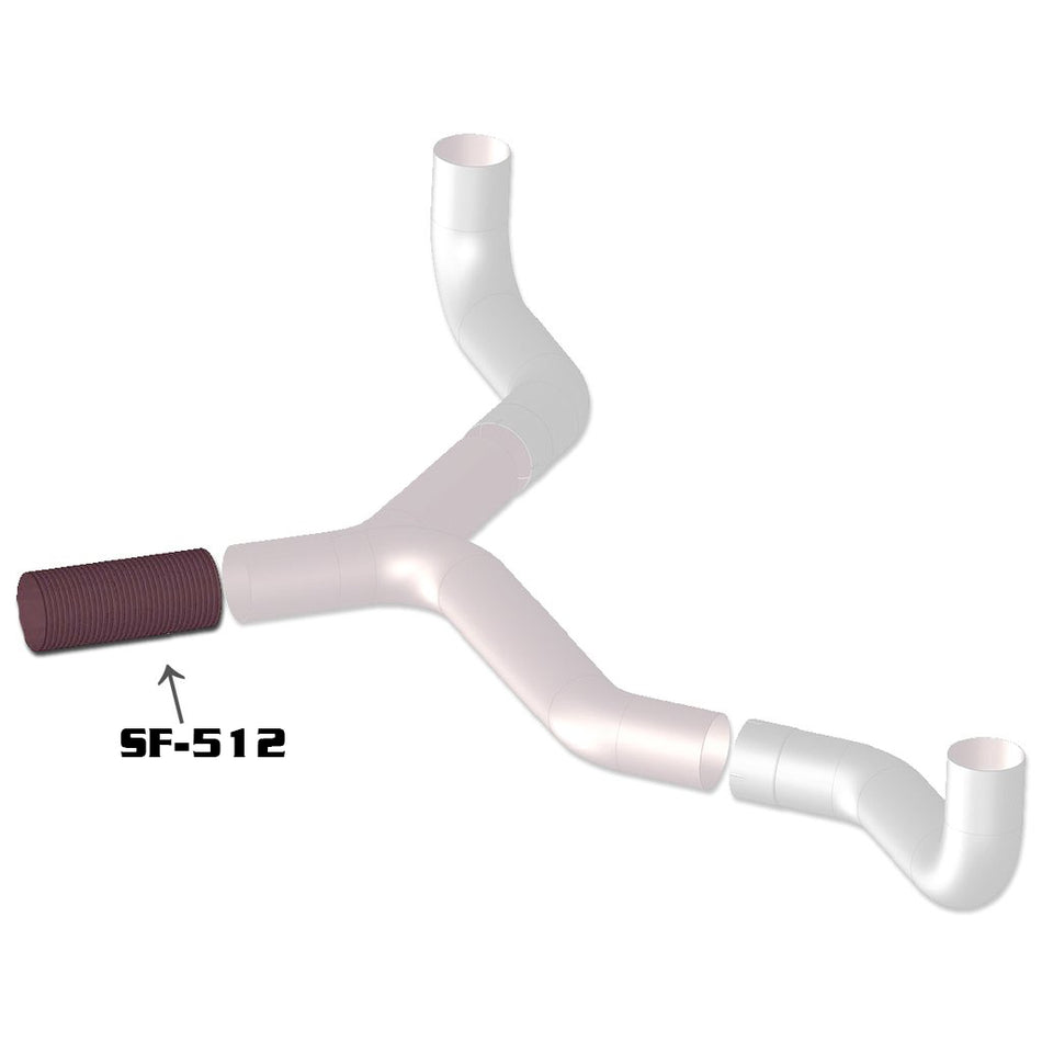 Grand Rock - Kenworth W900B, T600 or T800 Non-AeroCab Above Frame Dual Exhaust Parts