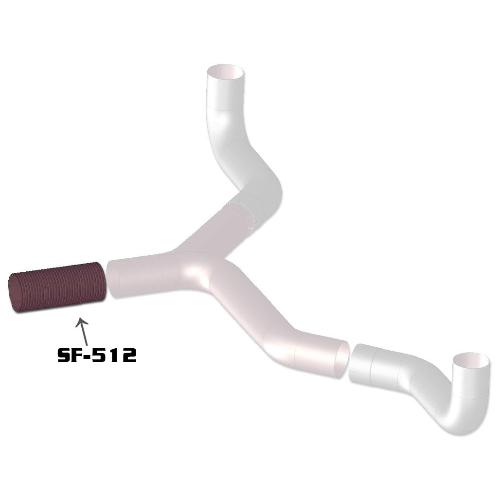 Grand Rock - Kenworth W900B, T600 or T800 Non-AeroCab Above Frame Dual Exhaust Parts