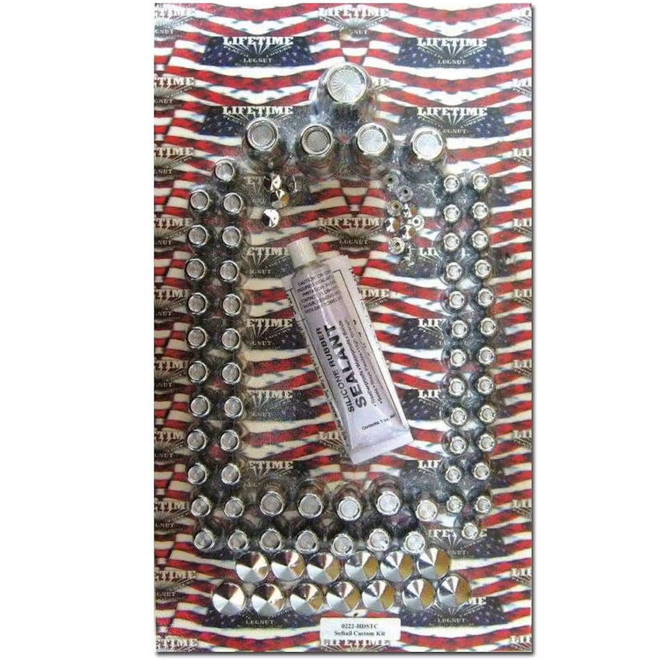 Harley Soft Tail Nut Cover Kit