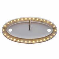 32 LED Large Emblem Light For Peterbilt - Amber LEDs (Amber or Clear Lens)