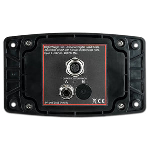 Right Weigh 201-EBT-02 Bluetooth Exterior Digital Load Scale