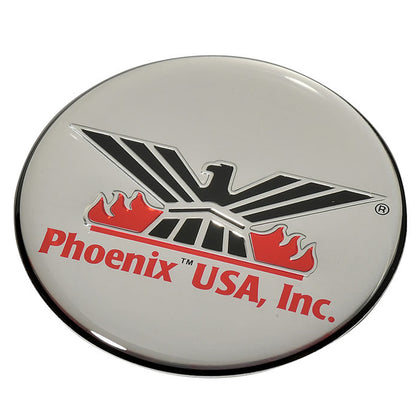 Phoenix USA - 2 Inch Domed Silver Replacement Center Cap (CLPH2)