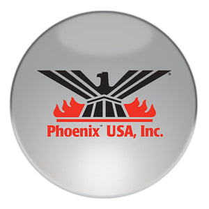 Phoenix USA - 2 Inch Domed Silver Replacement Center Cap (CLPH2)