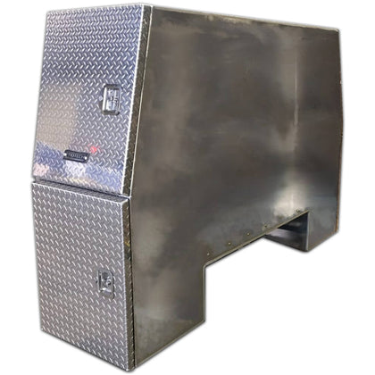 Pro-Tech - Back Pack Box w Standard Notched Floor & Stainless Steel Doors