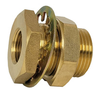 Tectran - 1/4'' Female to 1/4" Female Frame Fittings - Steel Terminal Bolts