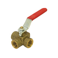 Tectran - 1/2" 3-Way Ball Valve