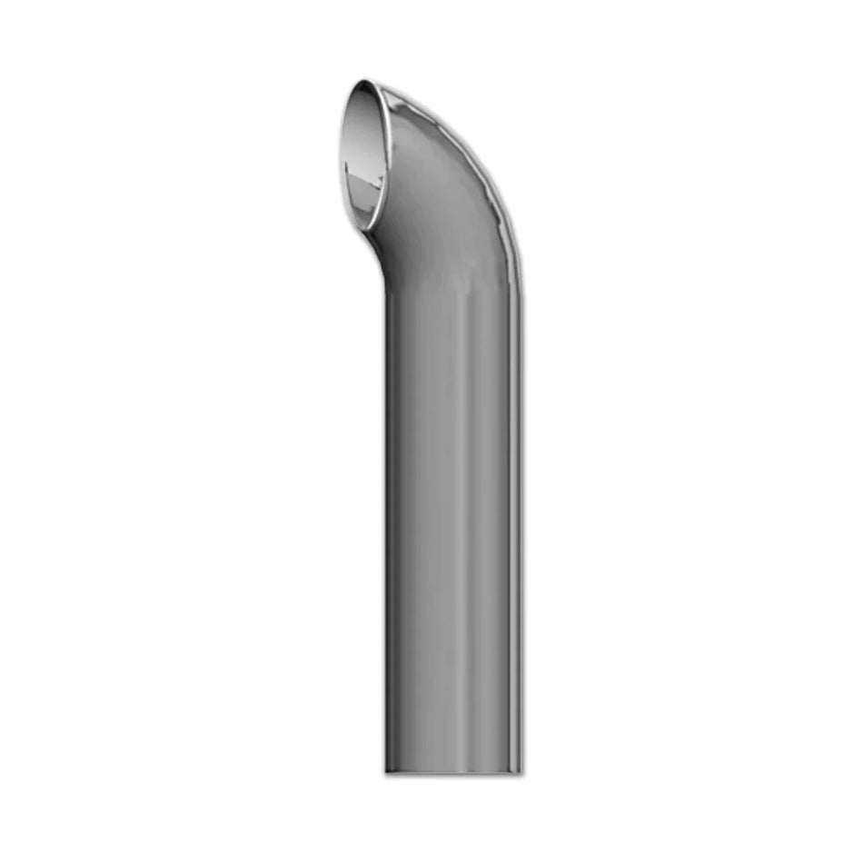 6" x 36" Reduced to 5" O.D. Curved Top, Belled Exhaust Stack