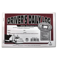 Driver’s Daily Log Book, 2-Ply, Carbon, Recap, Detailed Daily Vehicle Inspection Report