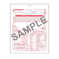 Five-In-One Driver’s Daily Log Books, 2-Ply, Carbon