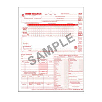 Loose-Leaf Five-In-One Driver’s Daily Log Books - 2-Ply, Carbonless, 3-Hole Punched