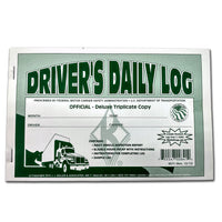 Driver’s Daily Log Books - Official Deluxe Triplicates