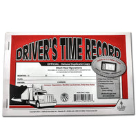 Driver’s Exemption Log -100 Air-Mile Radius - 2-Ply, with 3 carbons, No Daily Vehicle Inspection Report