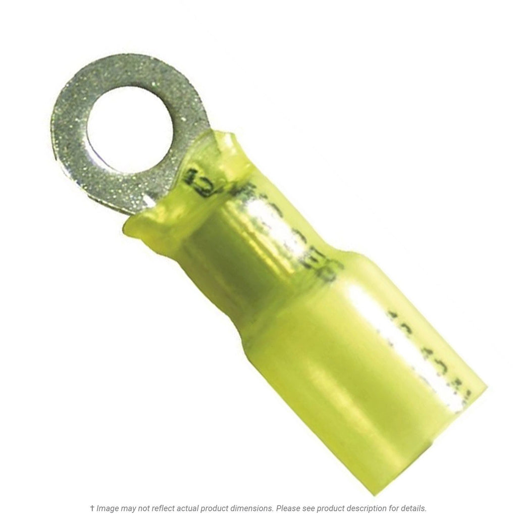 Heat Shrink Ring Terminal 12-10 AWG 5/16" Stud