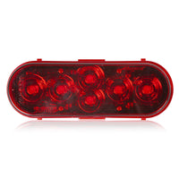 Maxxima - 6 LED Red Oval Stop/Tail/Turn Light with Max Heat Lens