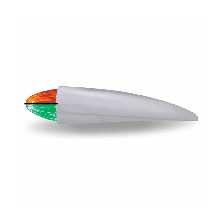 Trux Dual Revolution Amber Marker to Blue or Green Aux. LED Peterbilt Cab Light w Housing