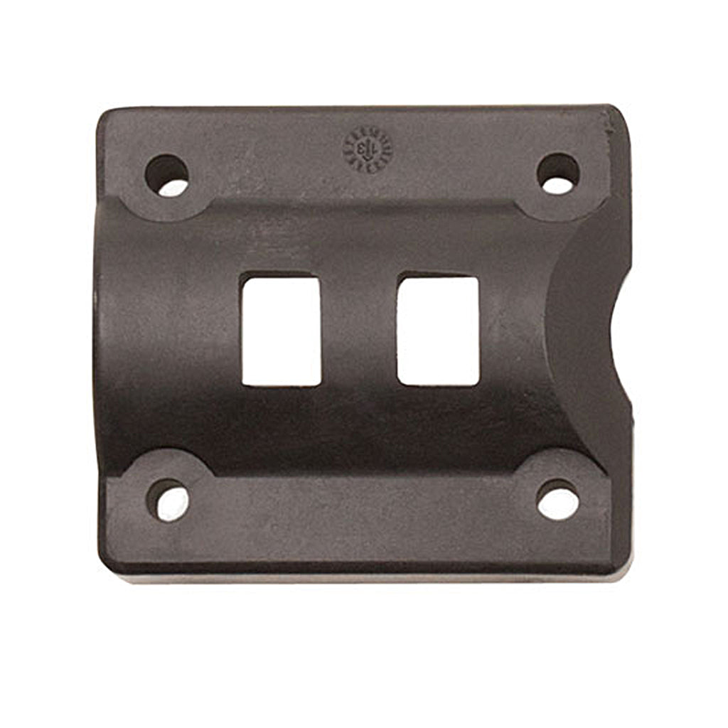 Backing Block w Hardware For 26″ Single Poly Plastic Bracket