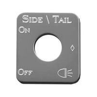 Rockwood - Kenworth Stainless Steel Side/Tail Switch Plate