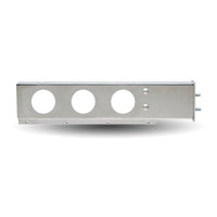 Stainless Steel Mud Flap Hanger 2.5" Bolt Spacing with 3 x 4" Light Holes
