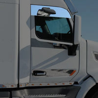 Roadworks - Peterbilt 567/579 Chopped Look Window Panels (Sanded, No Mirror Cut-outs)