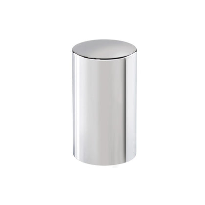 33mm X 3-1/2" Chrome Plastic Cylinder Nut Covers - Push-On