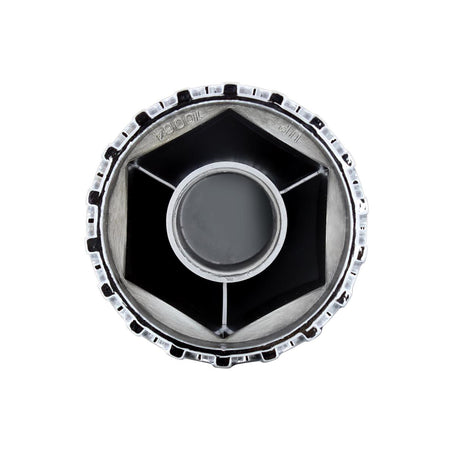 33mm x 2-3/4" Chrome Plastic Original Thread-On Nut Cover - Berube's Truck Accessories