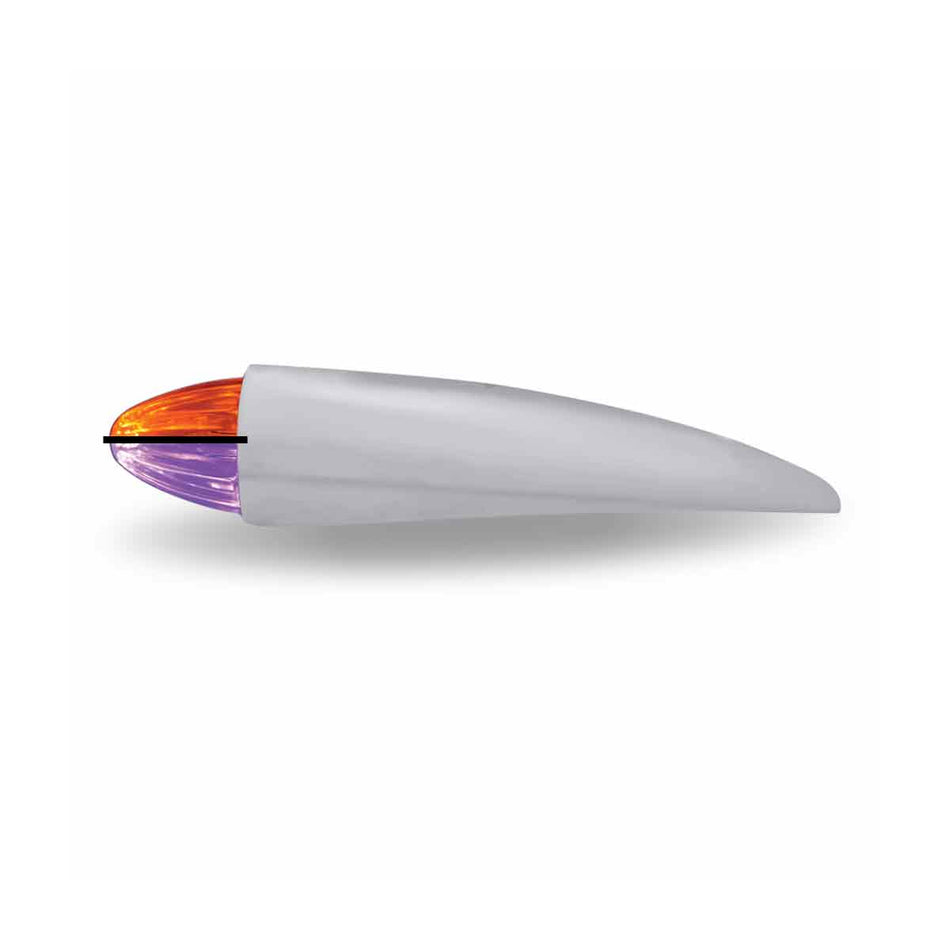 Trux Dual Revolution Amber Marker to Blue or Green Aux. LED Peterbilt Cab Light w Housing
