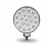 Trux Dual Revolution Amber/Red Turn & Marker to Purple Aux. Double Face Round LED Light