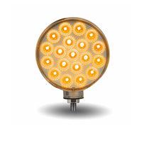 Trux Dual Revolution Amber/Red Turn & Marker to Purple Aux. Double Face Round LED Light