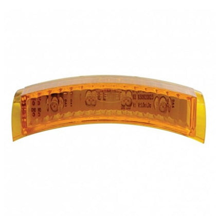 4 LED Dual Function Headlight Turn Signal Light (Amber LED w Amber Lens)