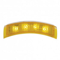 4 LED Dual Function Headlight Turn Signal Light (Amber LED w Amber Lens)
