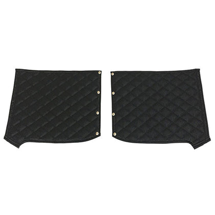 Robert James - Peterbilt 389 Quilted Fender Guards (Black)