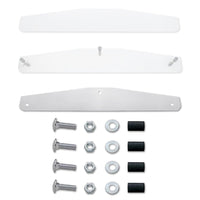 United Pacific - 4" X 24" Stainless Steel Standard Bottom Mud Flap Plate