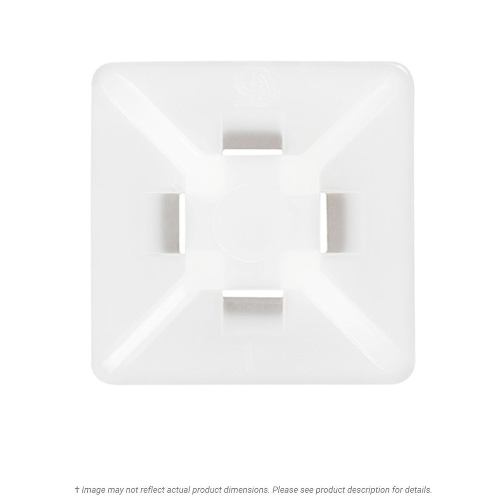 1" Acrylic Adhesive Cable Tie Mount